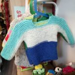 20211025 - Gilet au tricot pour bébé 3