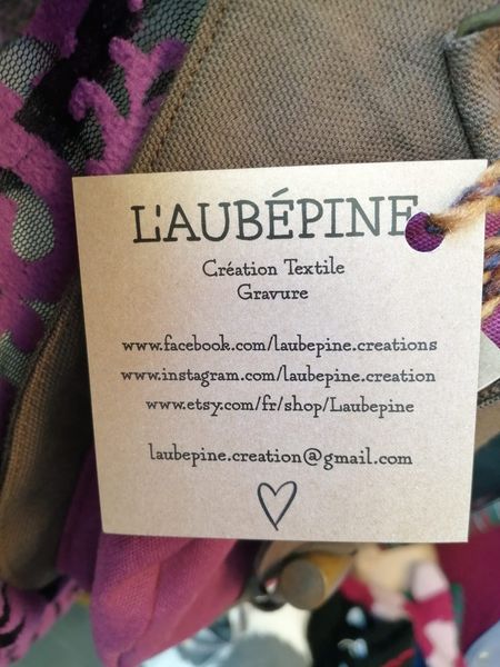 20221109 - L'Aubépine - Création textile